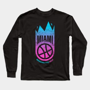 Modern Miami Heats Logo Redesign Bring the heat! Long Sleeve T-Shirt